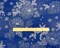 Blue-White Poly Floral Printed Chiffon Woven Fabric By the Yard